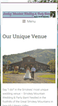 Mobile Screenshot of barnweddingsinthesmokies.com
